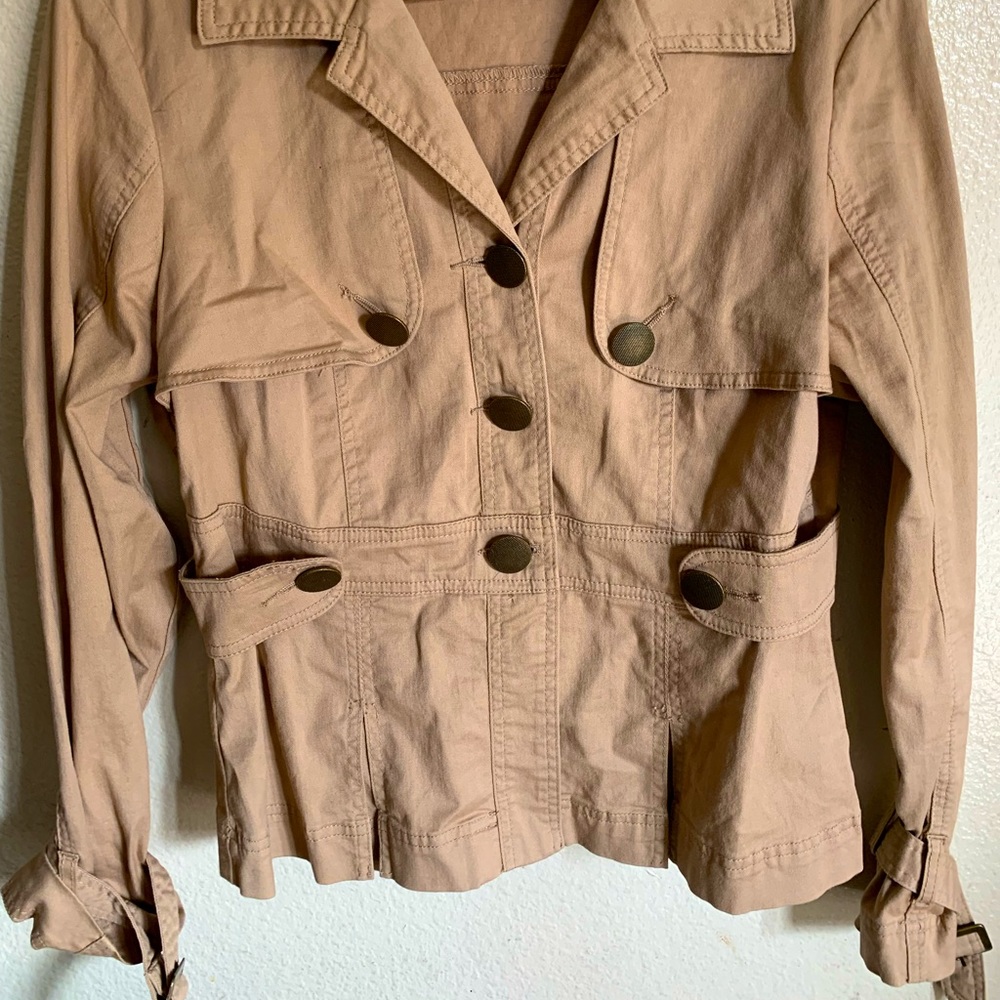Khaki dress barn jacket